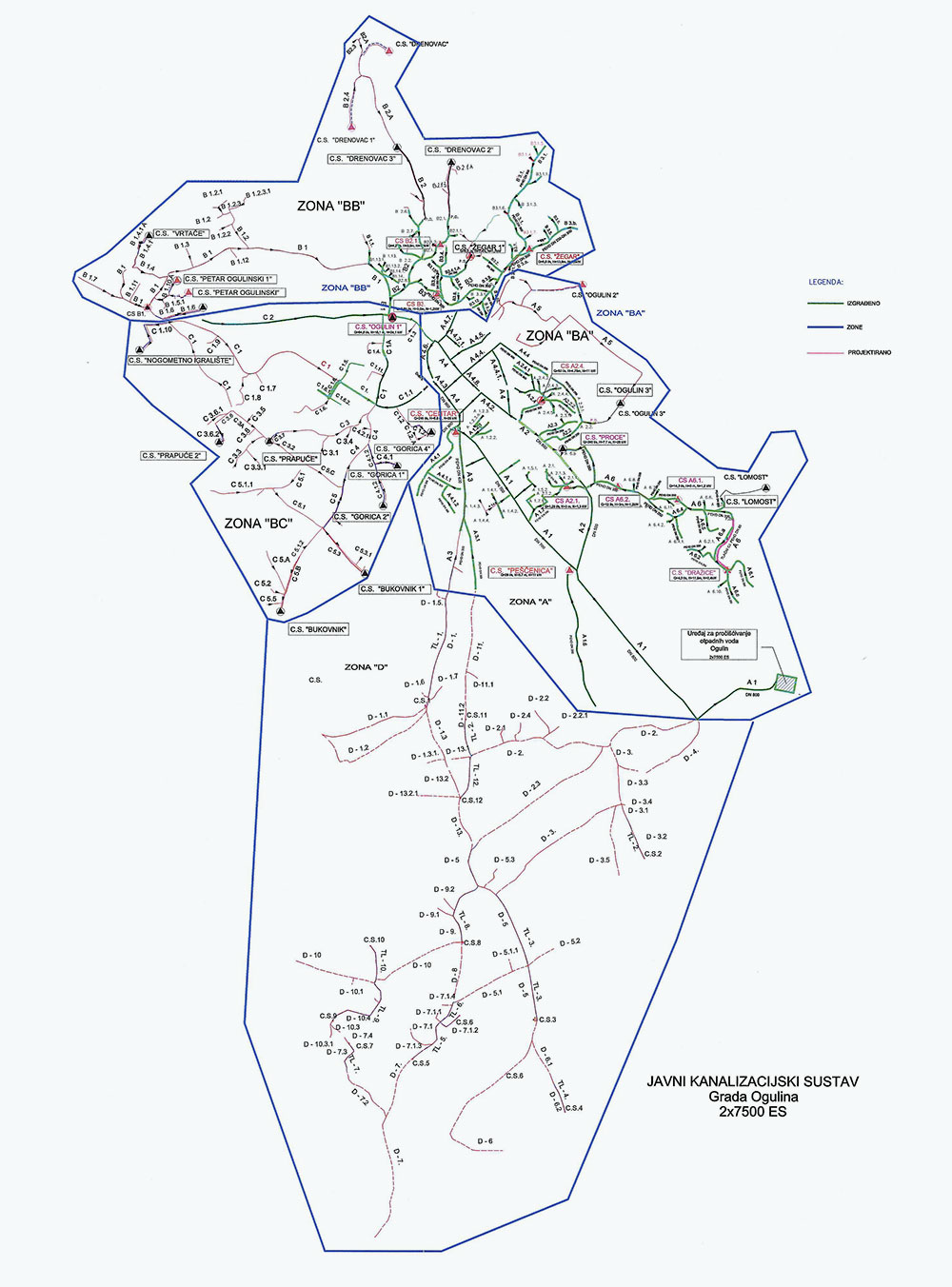 ogulin karta grada Projekti | Vodovod i kanalizacija d.o.o. Ogulin ogulin karta grada